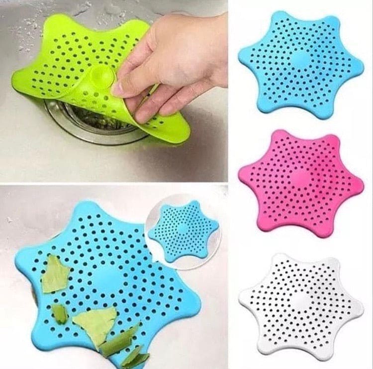 Star Shaped Drain Stopper, Bathroom Silicone Drain Filter, Bath Plug Plunger, Silicone Strainer Bathroom & Kitchen Star Shaped Drain Stopper, Bathroom Silicone Drain Filter, Bath Plug Plunger, Silicone Strainer Bathroom & Kitchen